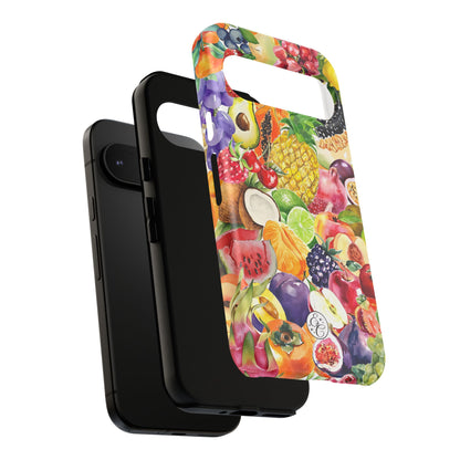Colorful Fruits Collage Tough Phone Case