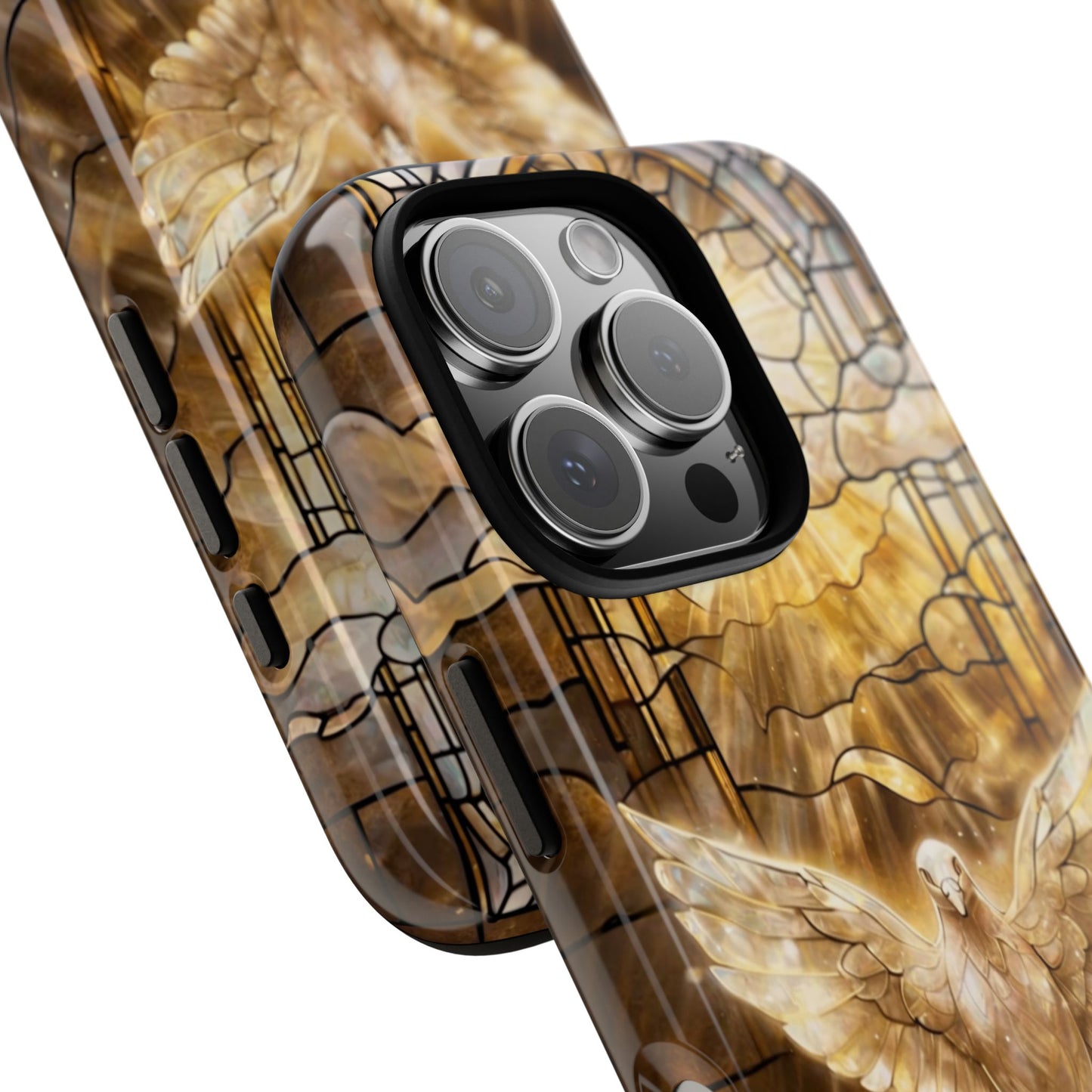 Holy Spirit Stained Glass Tough Phone Case