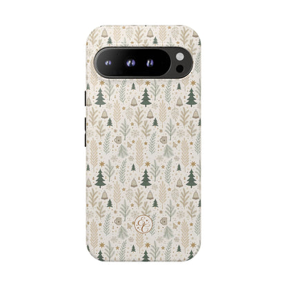 Boho Christmas Forest Tough Phone Case