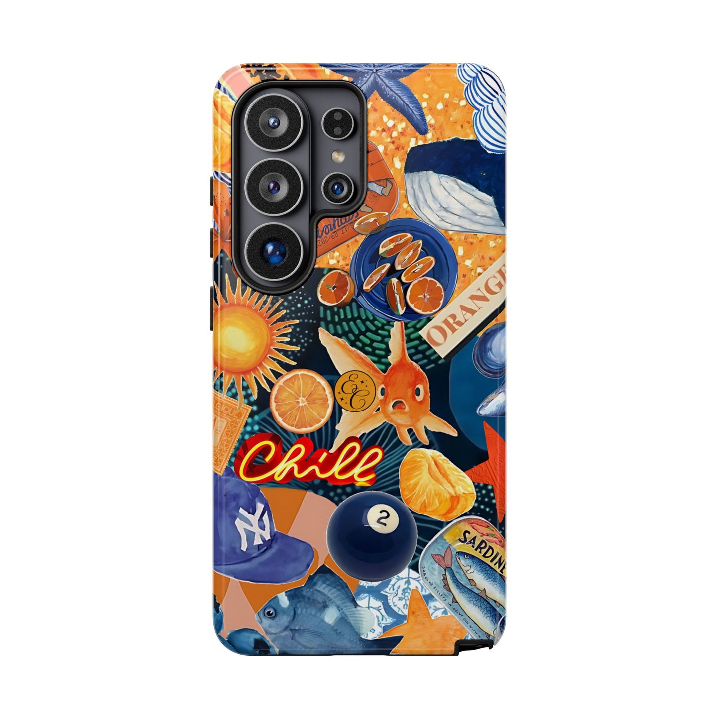 Nautical and Citrus Tough Phone Case