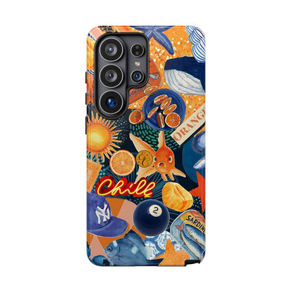 Nautical and Citrus Tough Phone Case