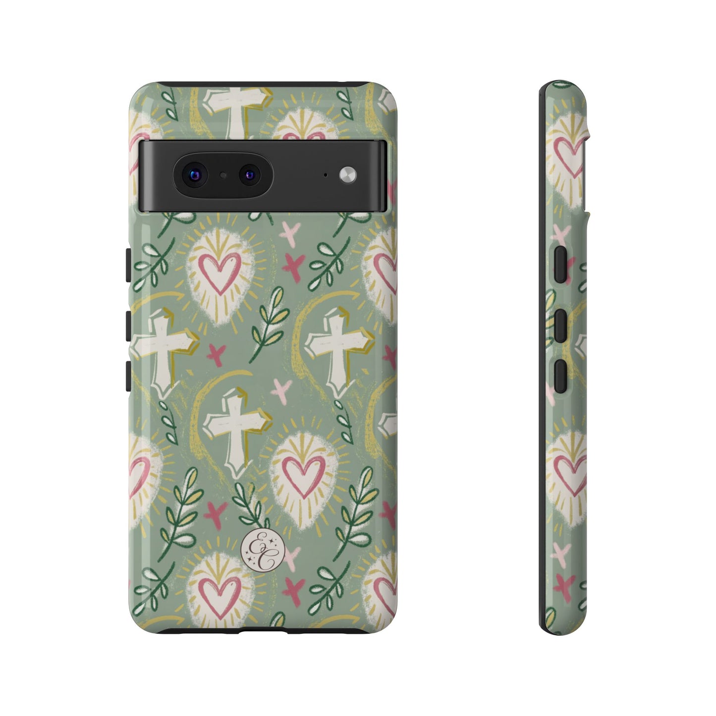 Christian Cross Boho Pattern Tough Phone Case