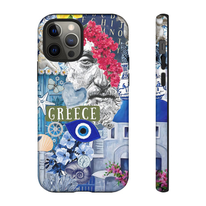 Greek Summer Collage Tough Phone Case