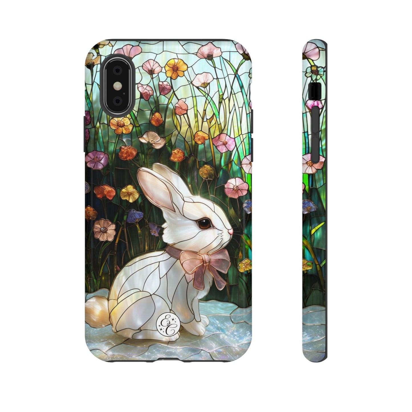 Easter Rabbit Stained Glass Tough Phone Case