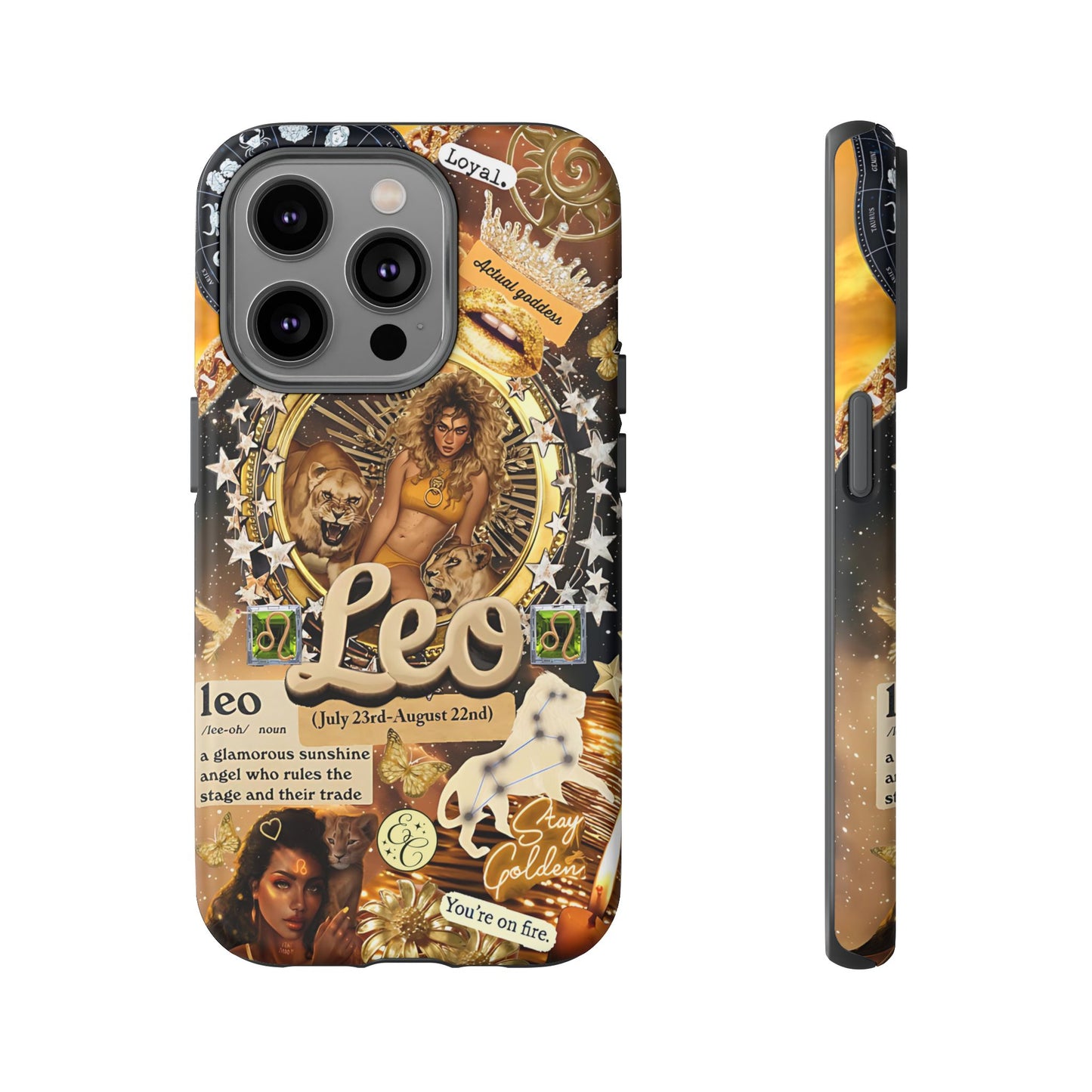 Leo Zodiac Sign Tough Phone Case