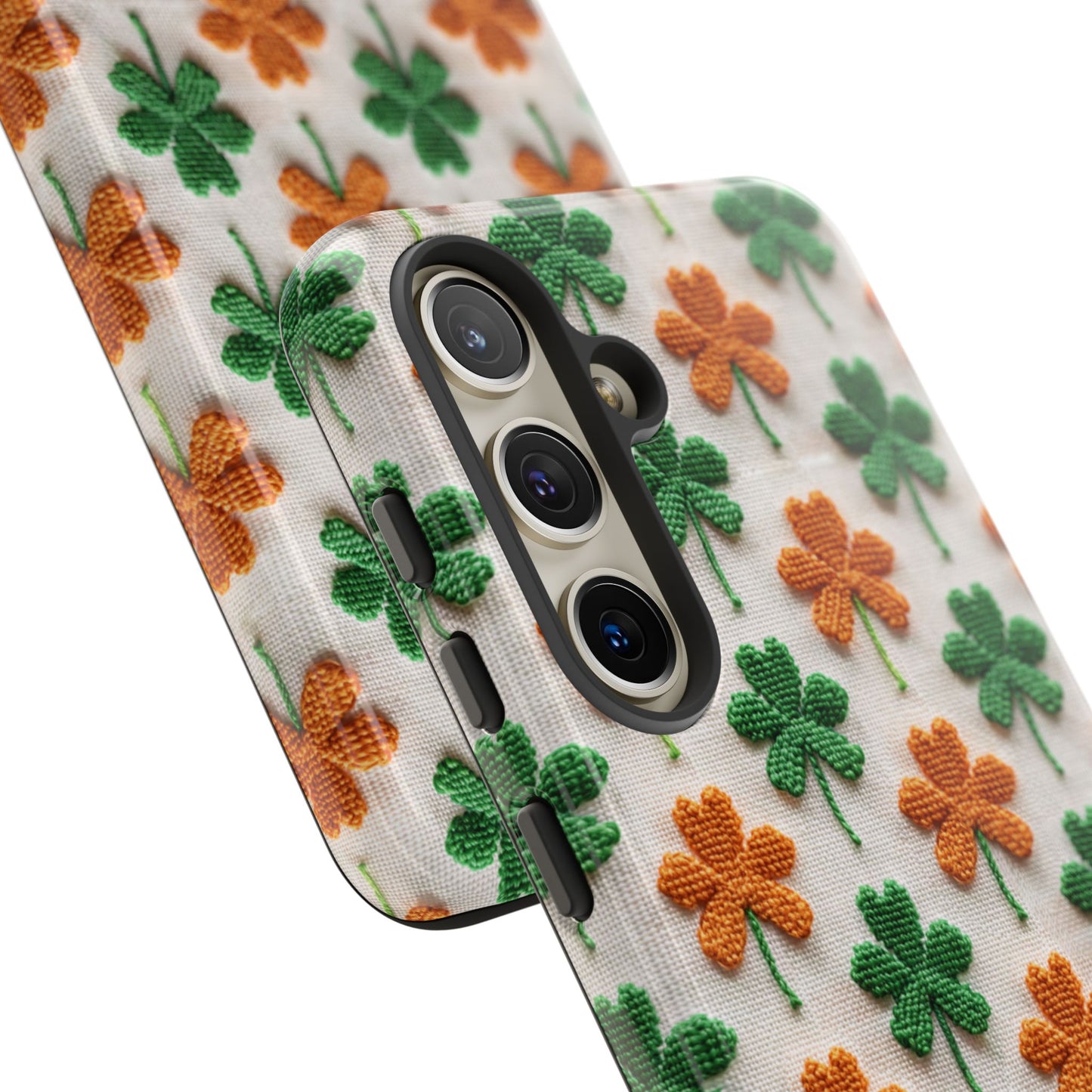 Lucky Shamrock Pattern Tough Phone Case