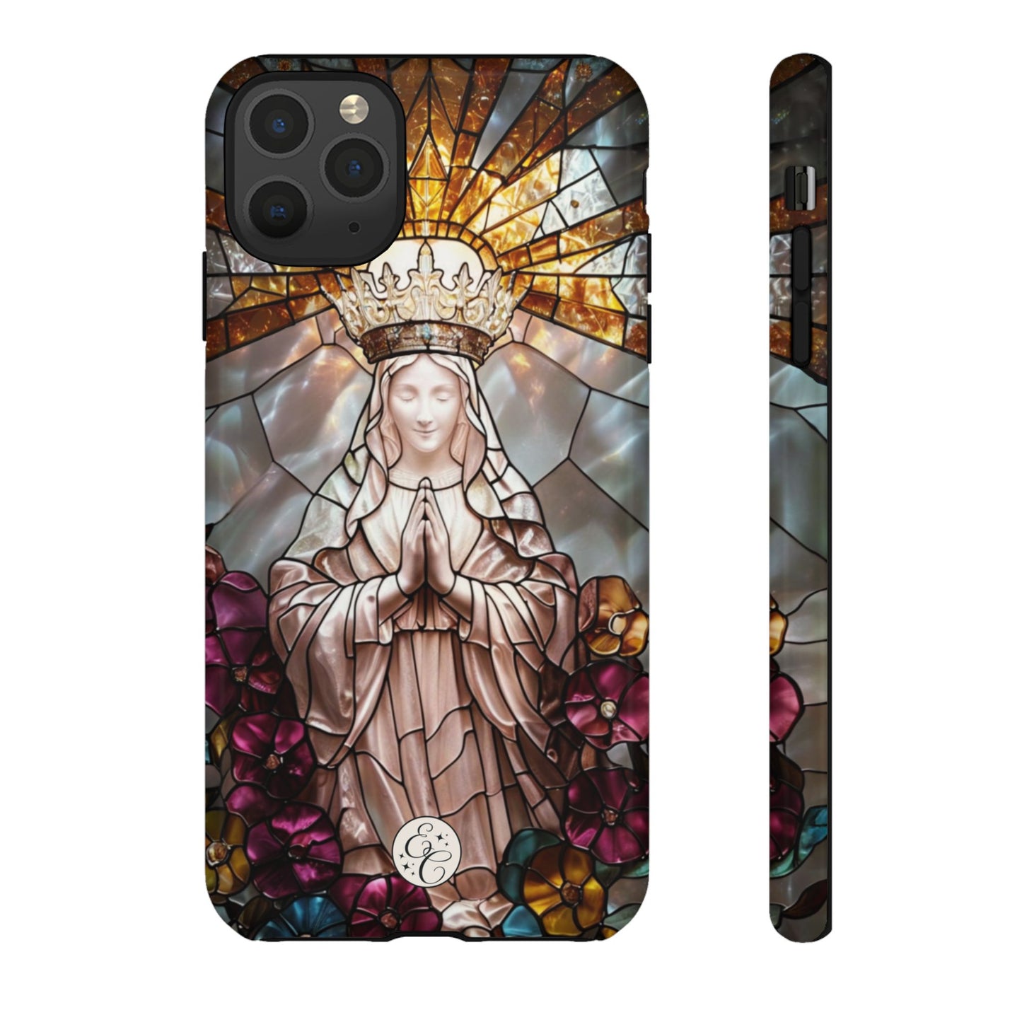 Virgin Mary Stained Glass Tough Phone Case