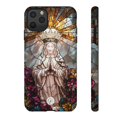 Virgin Mary Stained Glass Tough Phone Case
