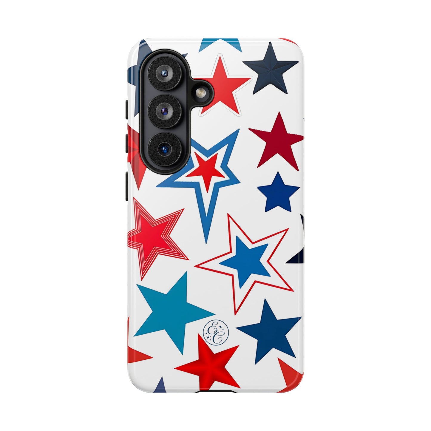 Patriotic Star Pattern Tough Phone Case