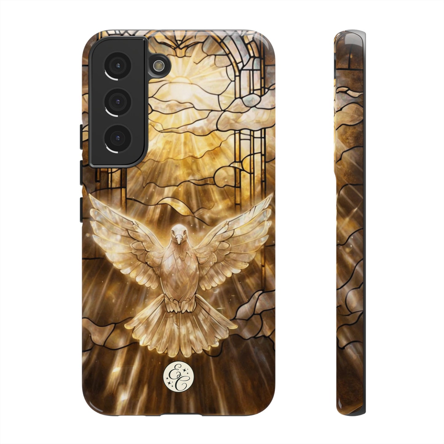 Holy Spirit Stained Glass Tough Phone Case