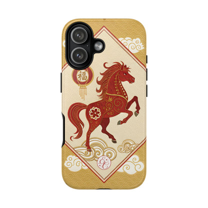 Chinese New Year Lucky Horse Tough Phone Case