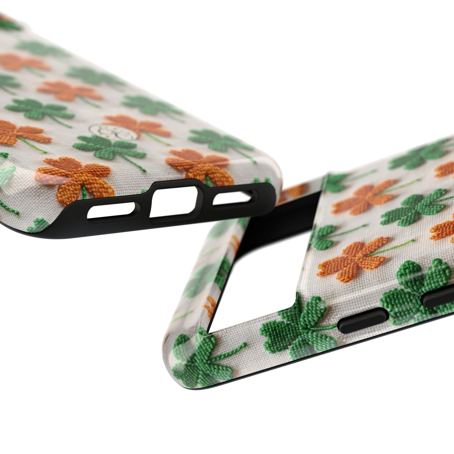 Lucky Shamrock Pattern Tough Phone Case