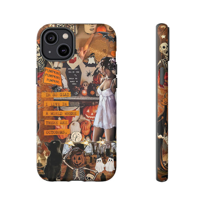 Halloween Aesthetic Collage Tough Phone Case