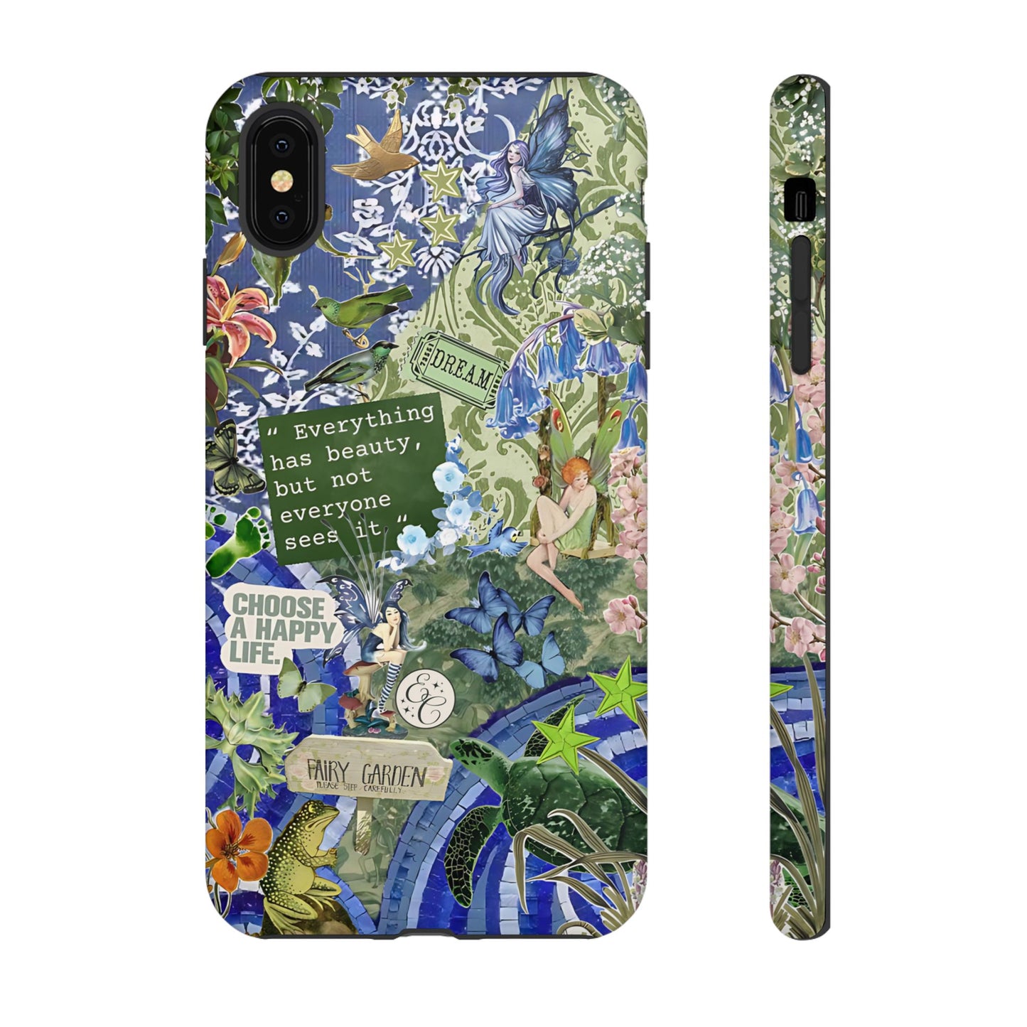 Fairy Garden Collage Tough Phone Case