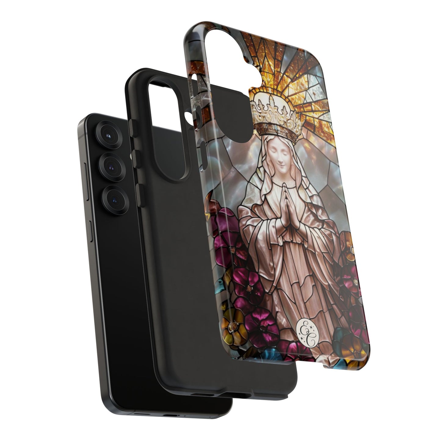 Virgin Mary Stained Glass Tough Phone Case