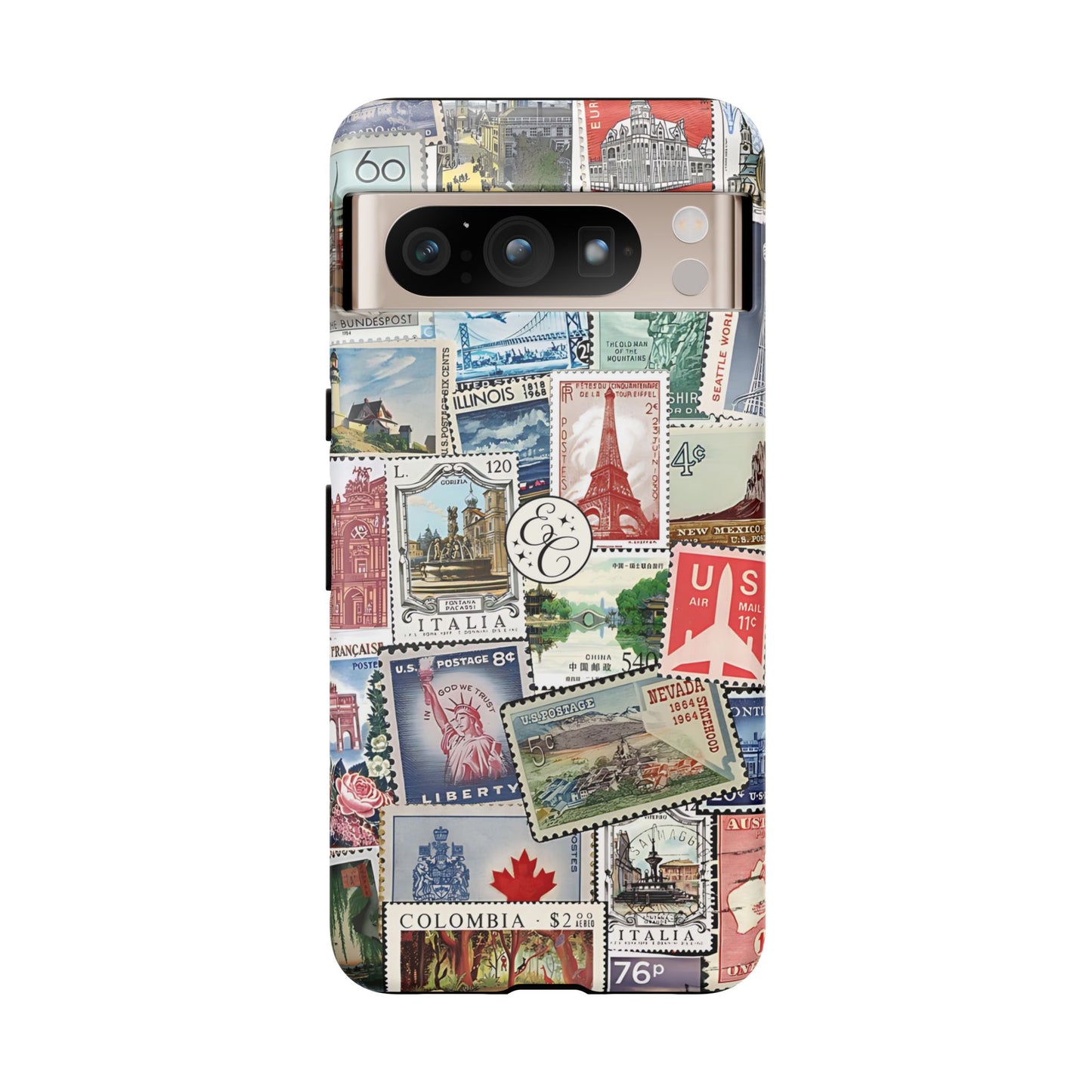 Vintage Stamp Collection Tough Phone Case