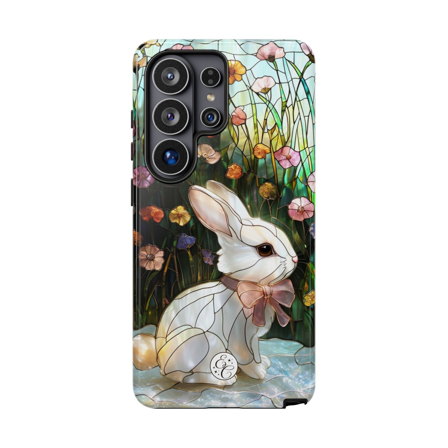 Easter Rabbit Stained Glass Tough Phone Case