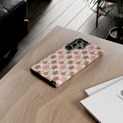 Gingerbread Men & Xmas Tree Pattern Phone Case