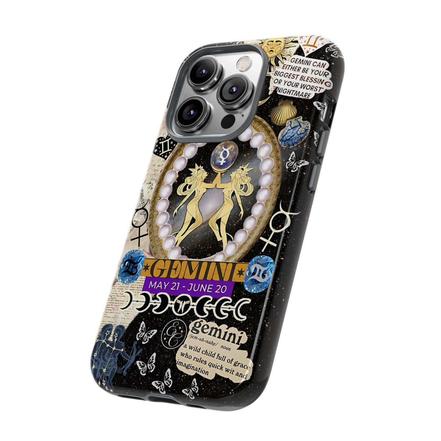 Gemini Zodiac Sign Tough Phone Case