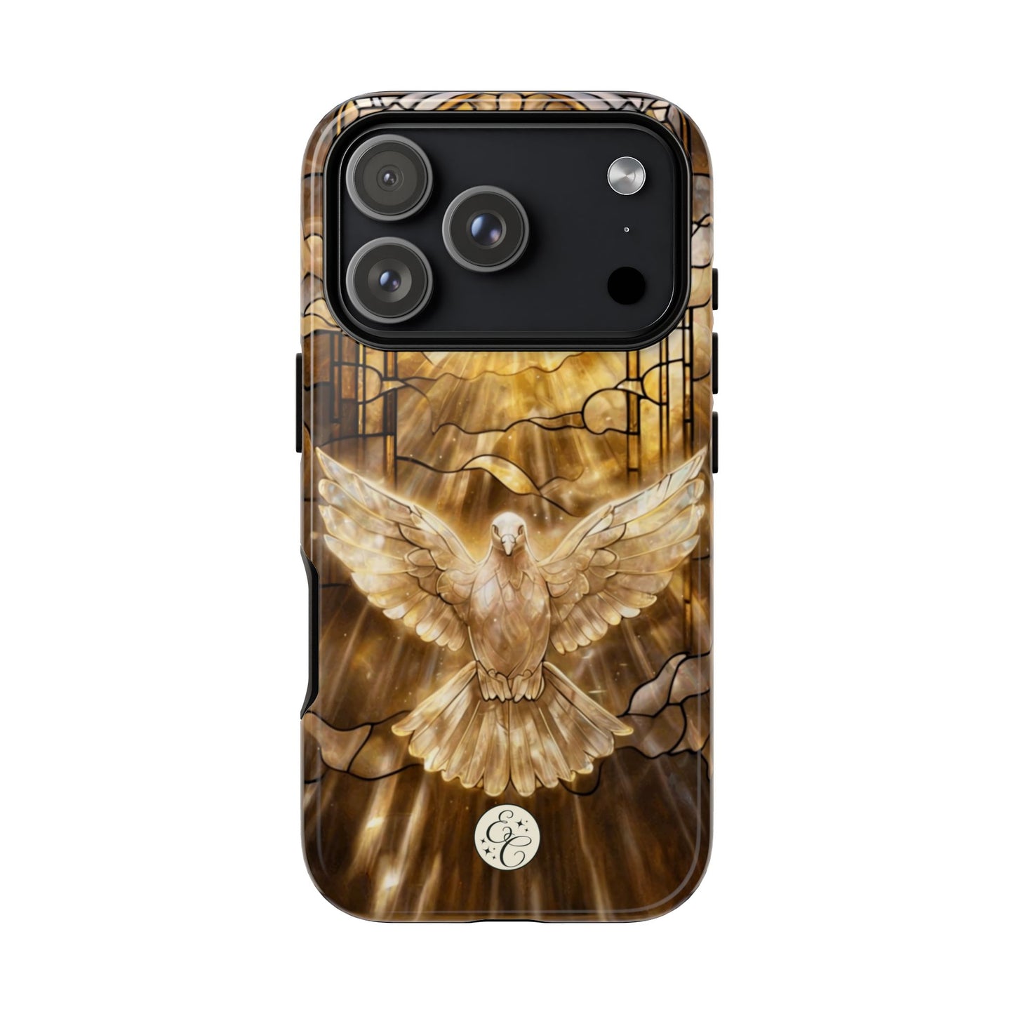 Holy Spirit Stained Glass Tough Phone Case