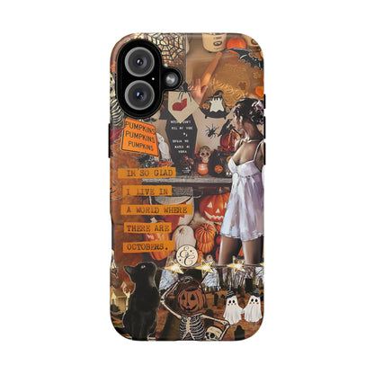 Halloween Aesthetic Collage Tough Phone Case