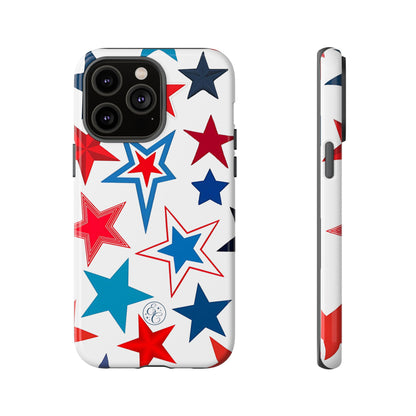 Patriotic Star Pattern Tough Phone Case