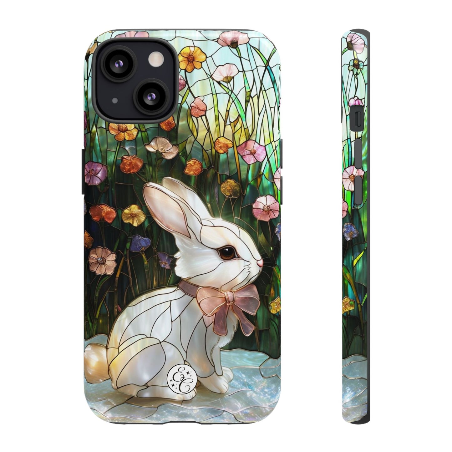 Easter Rabbit Stained Glass Tough Phone Case