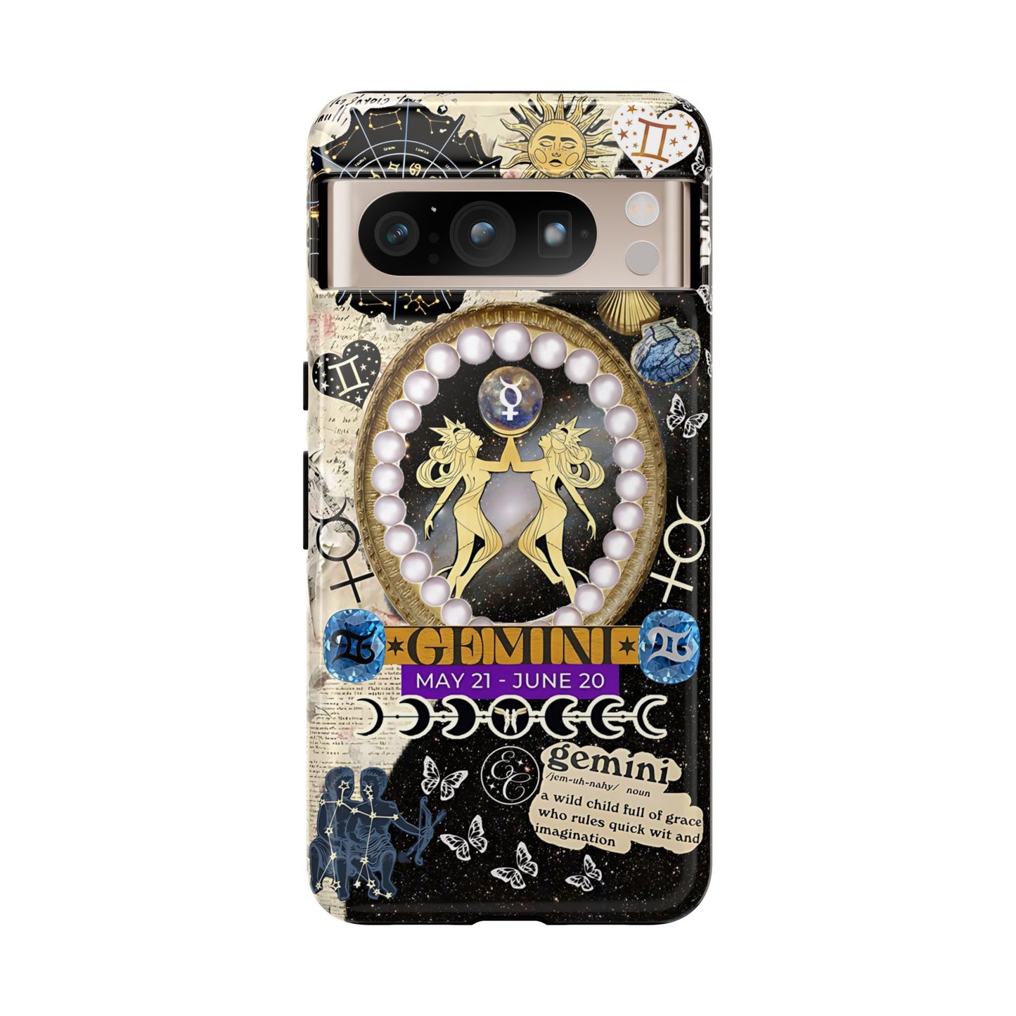 Gemini Zodiac Sign Tough Phone Case