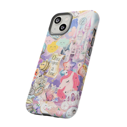 Whimsical Fairytale Collage Tough Phone Case