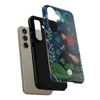 Irish Witch’s Moonlit Stroll Tough Phone Case
