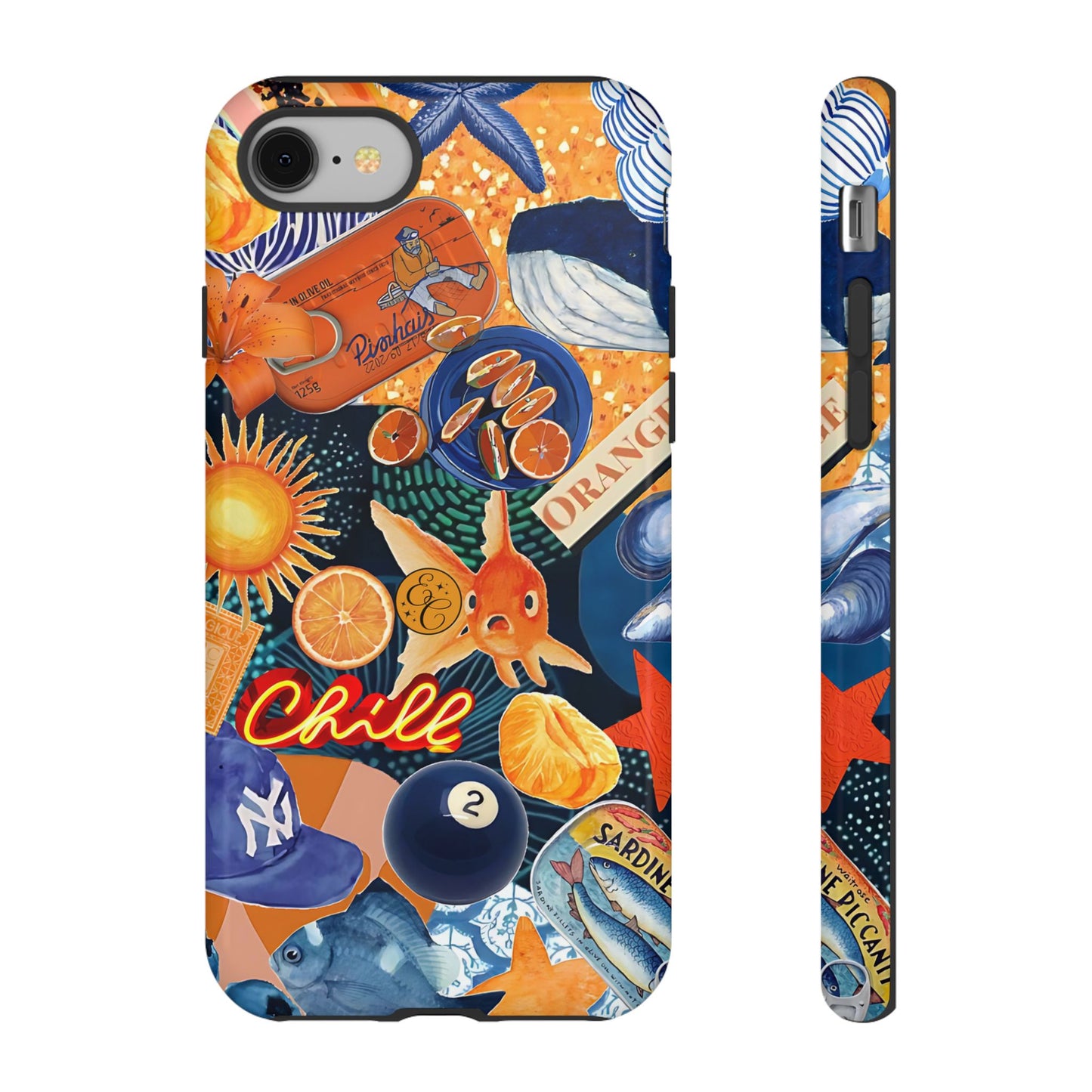 Nautical and Citrus Tough Phone Case