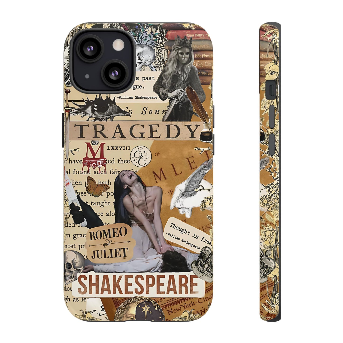 Shakespeare Tragedy Collage Tough Phone Case