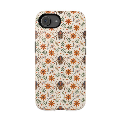 Boho Floral Spider Pattern Phone Case