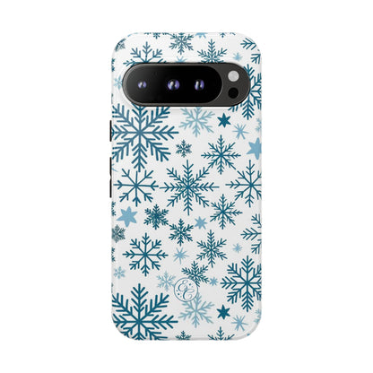 Winter Snowflakes Pattern Tough Phone Case