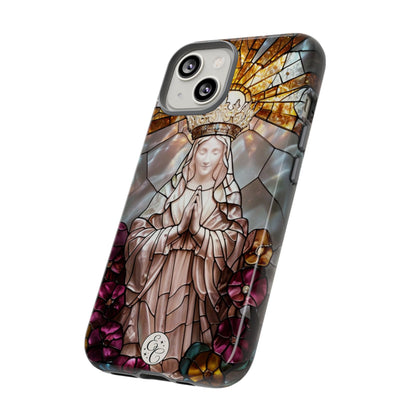 Virgin Mary Stained Glass Tough Phone Case