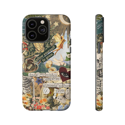 Vintage Cottage Collage Tough Phone Case