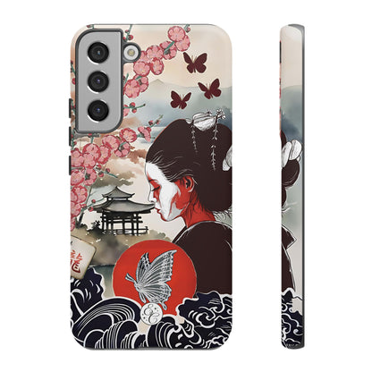 Japanese Geisha Tough Phone Case