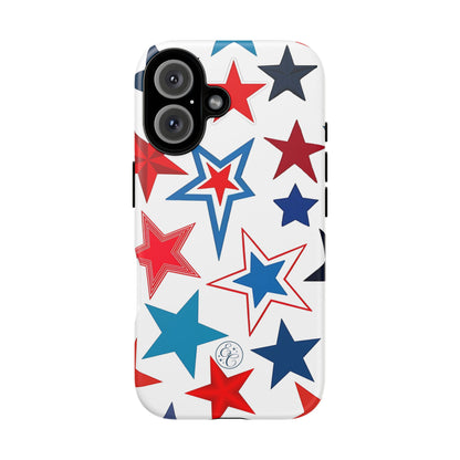 Patriotic Star Pattern Tough Phone Case