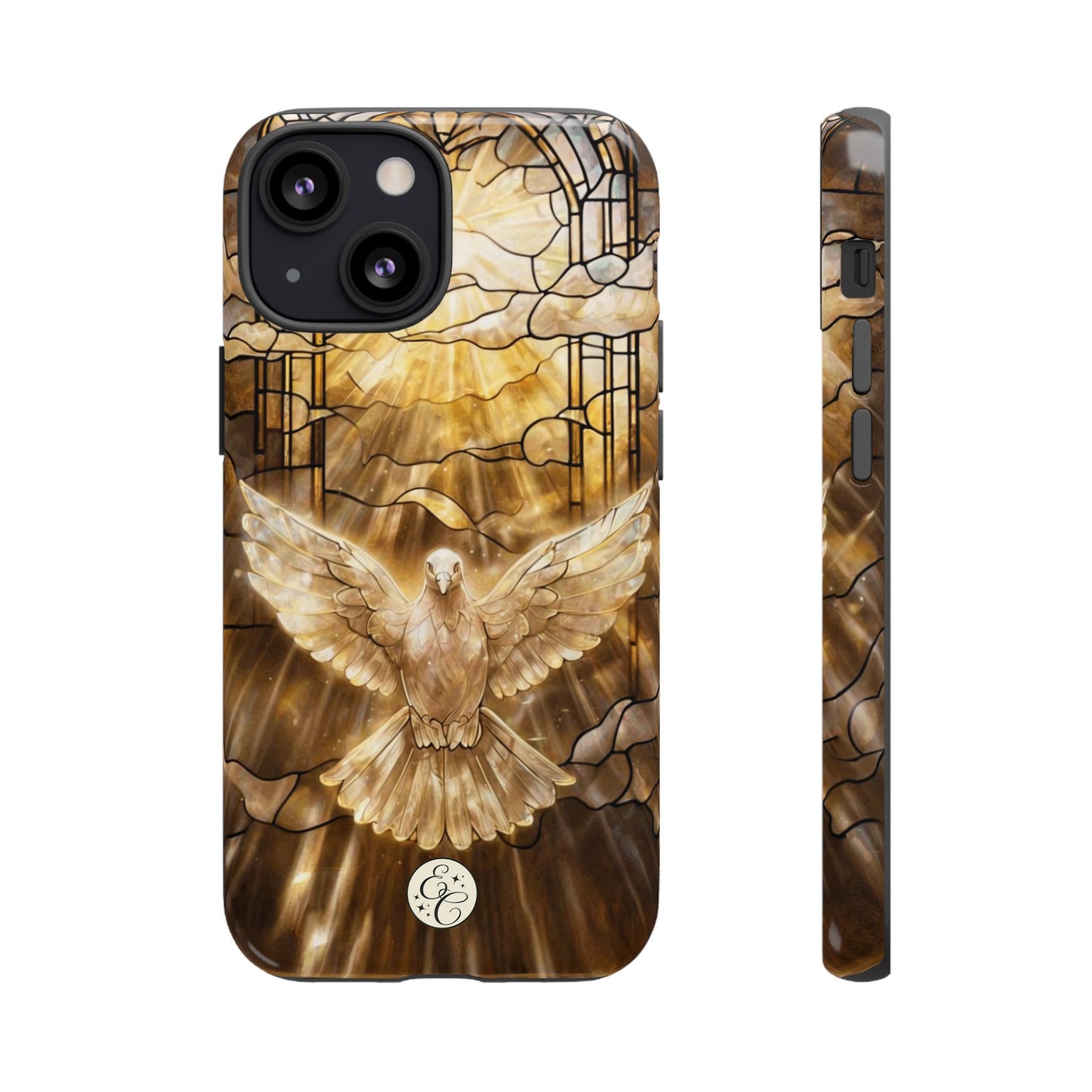 Holy Spirit Stained Glass Tough Phone Case
