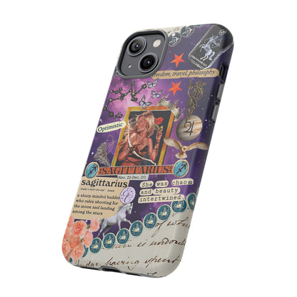 Sagittarius Zodiac Star Sign Tough Phone Case