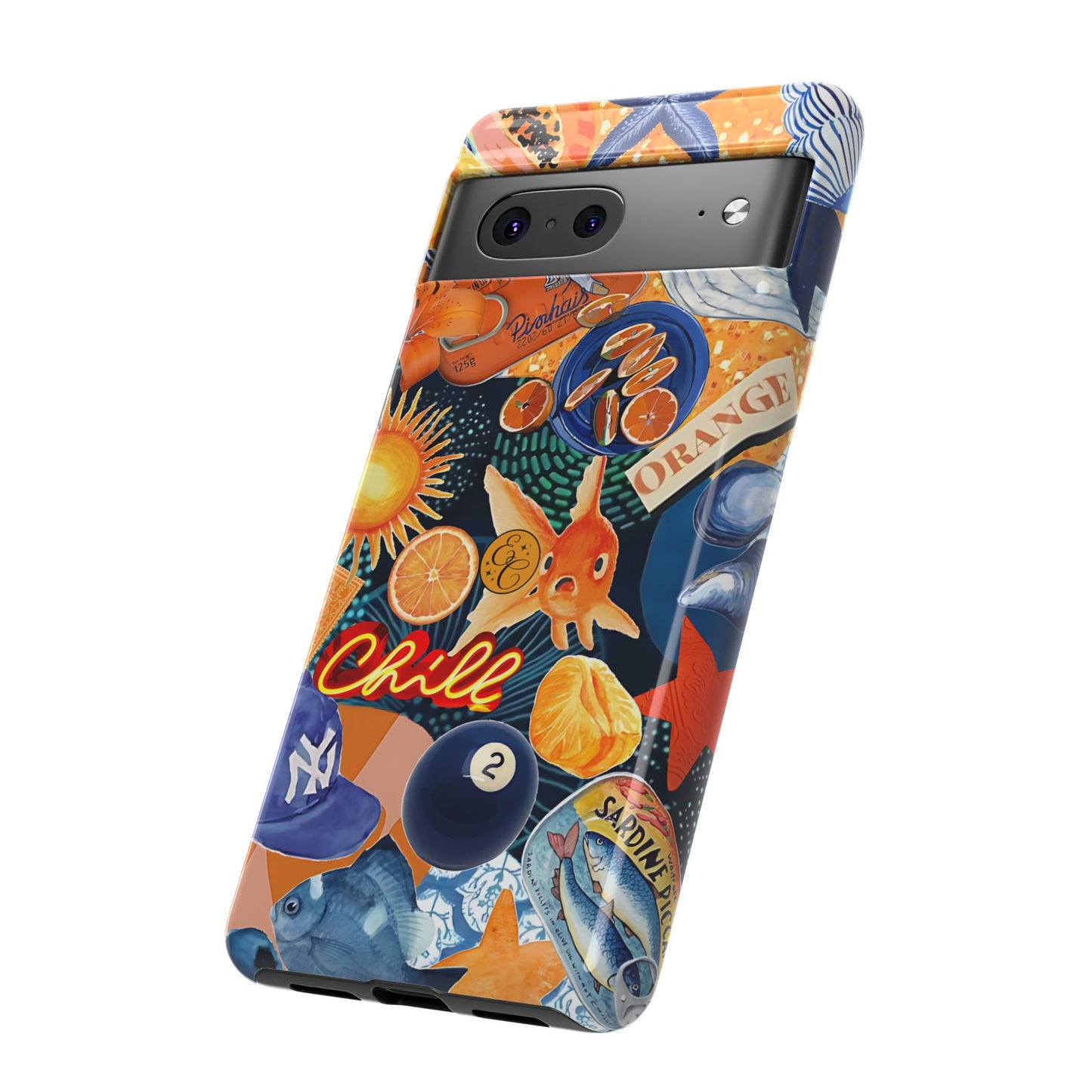 Nautical and Citrus Tough Phone Case