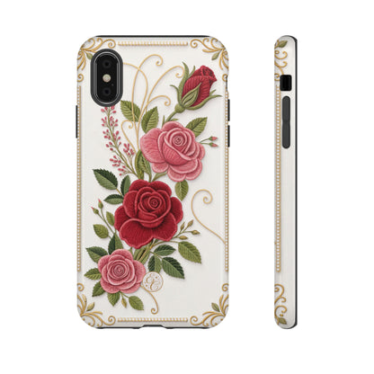 Elegant Rose Garden Tough Phone Case