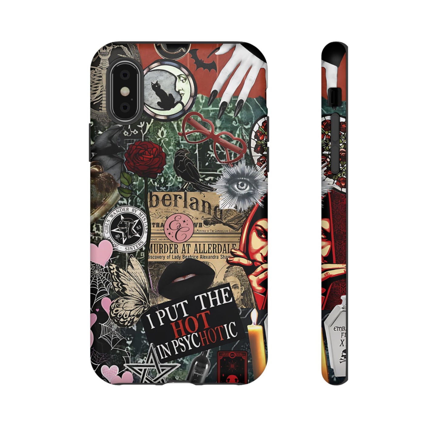 Gothic Collage Tough Phone Case