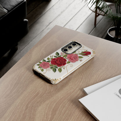 Elegant Rose Garden Tough Phone Case