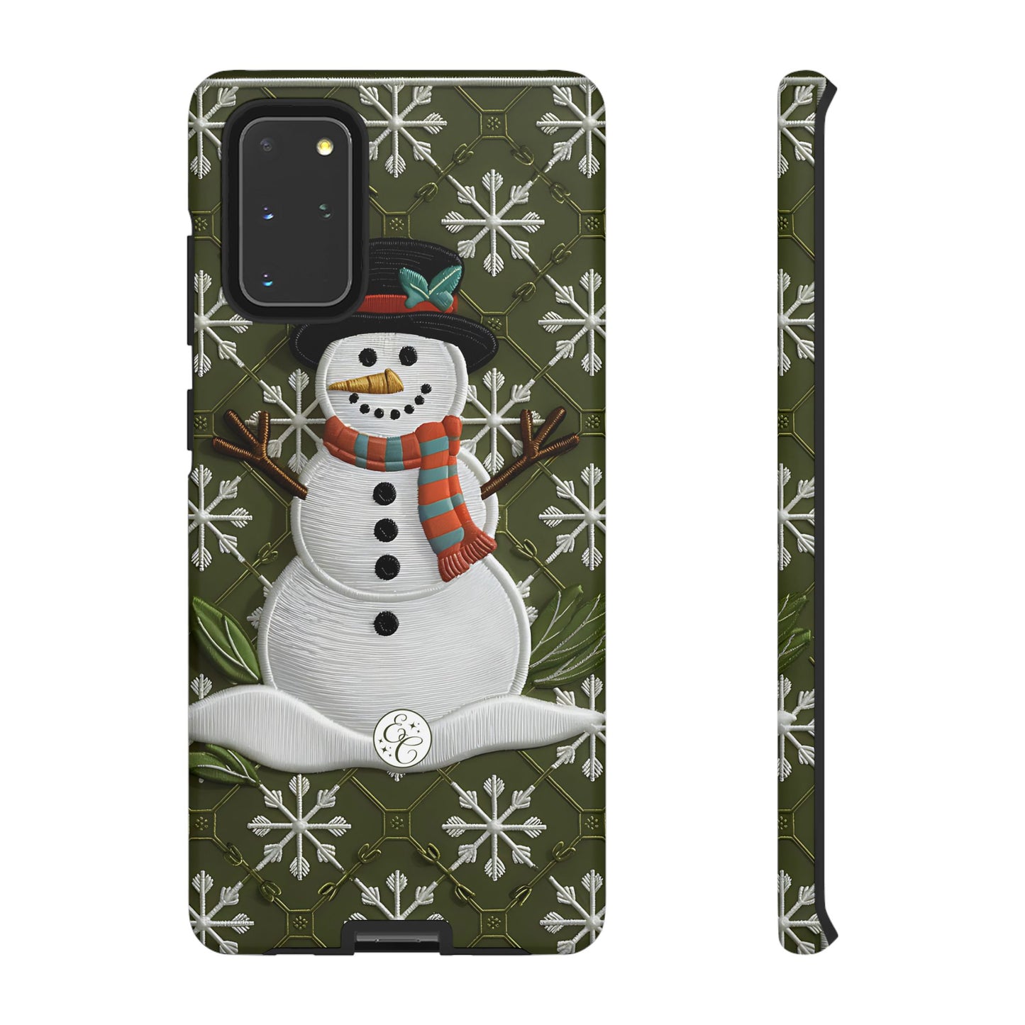 Christmas Snowman Tough Phone Case