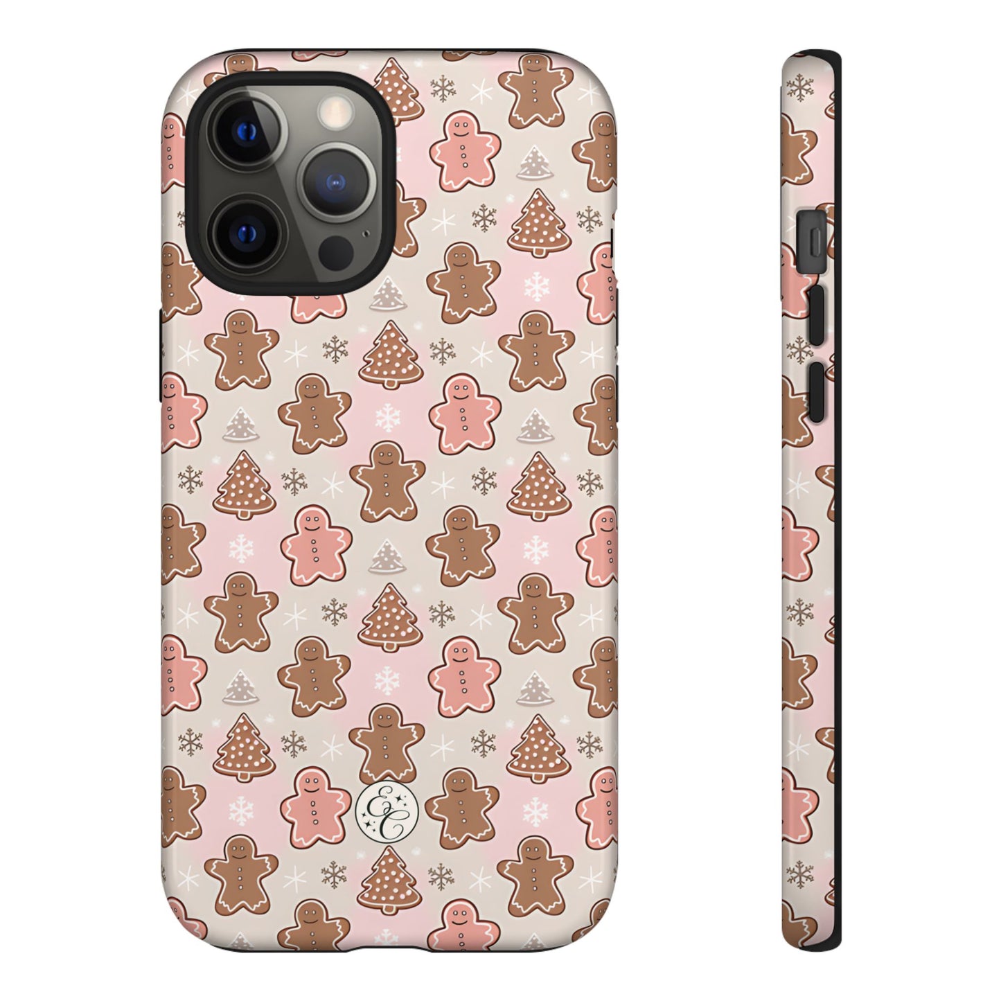 Gingerbread Men & Xmas Tree Pattern Tough Phone Case