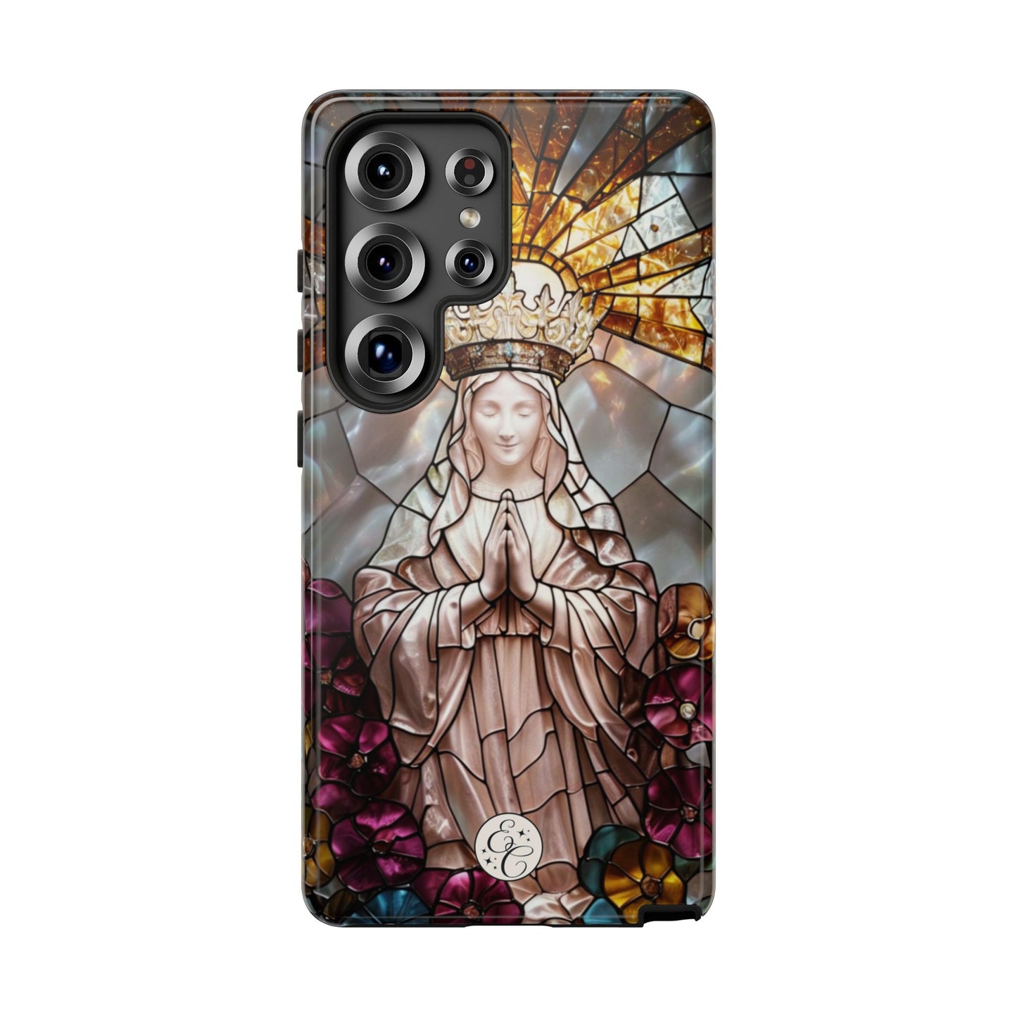 Virgin Mary Stained Glass Tough Phone Case