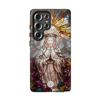 Virgin Mary Stained Glass Tough Phone Case