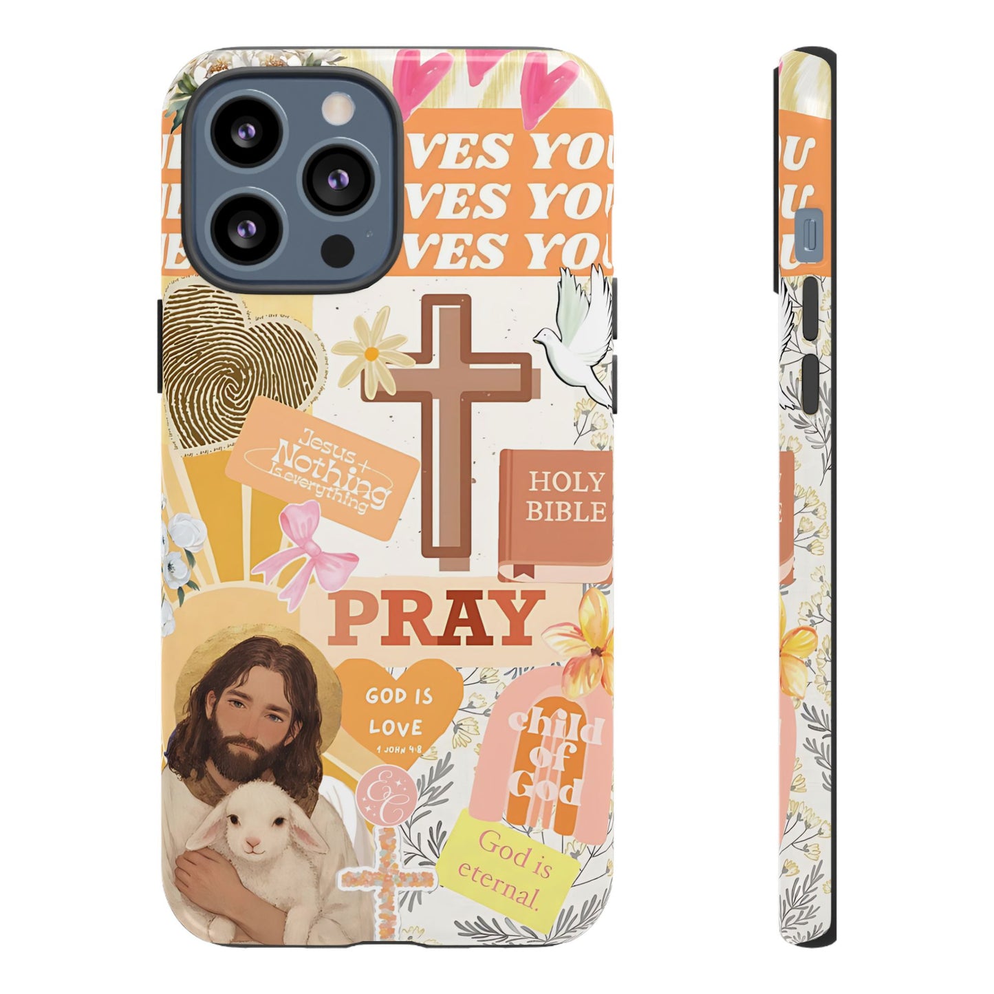 Christian Collage Tough Phone Case