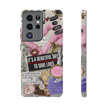 Nurse Inspirational Collage Tough Phone Case